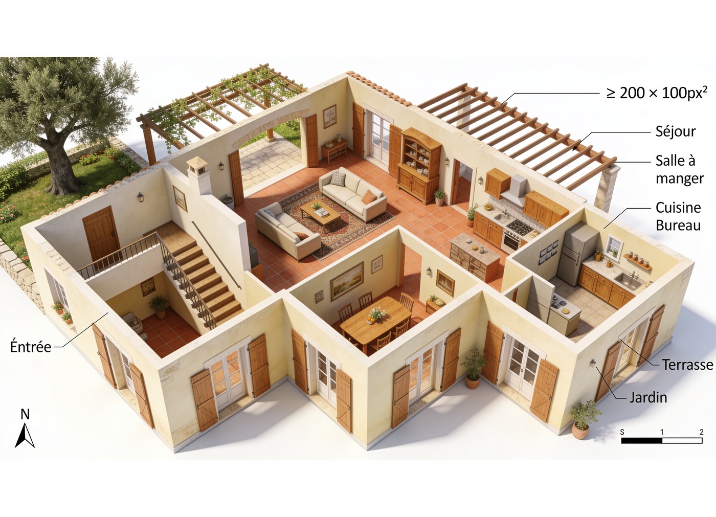 Cottage chaleureux