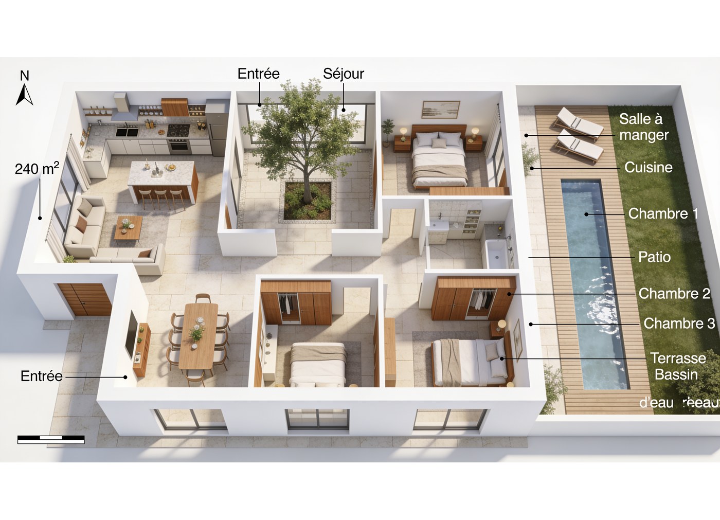 Chalet chaleureux